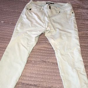 Torrid Blue/green 3 button ankle pants-stretch